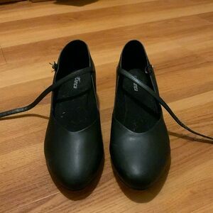 Black Heel Character Shoes Size 8.5